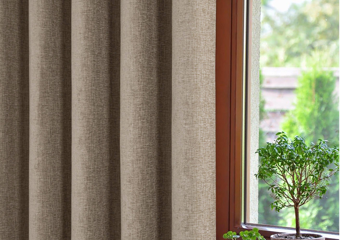 Amberley Eyelet, Earth - Ready Made Curtains - Image 5